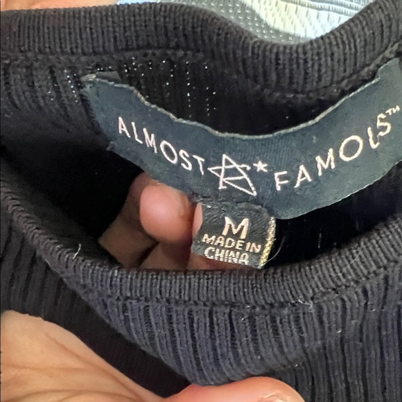 #*097* AlMost Famous-Sexy Party Chic Black Long Sleeve Dress - Picture 6 of 8